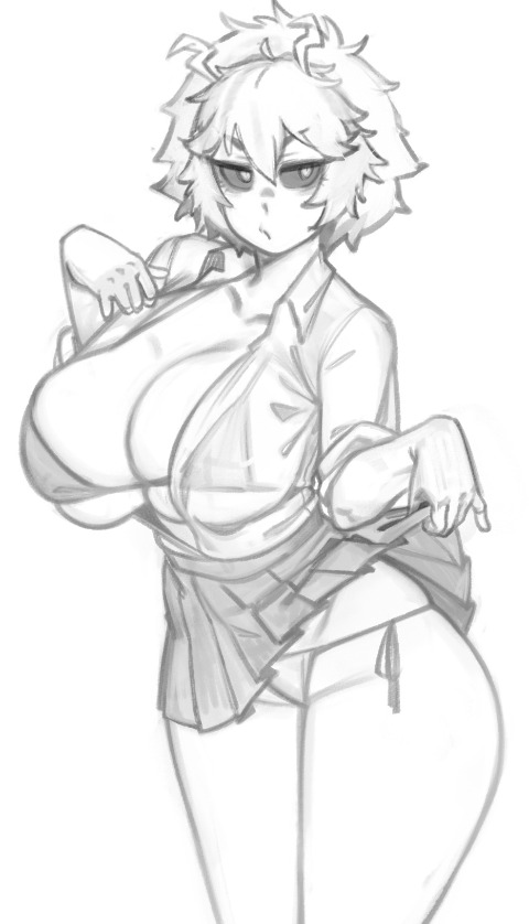 My Hero Academia Mina Ashido Kelvin Hiu Bikini Bikini Under Clothes