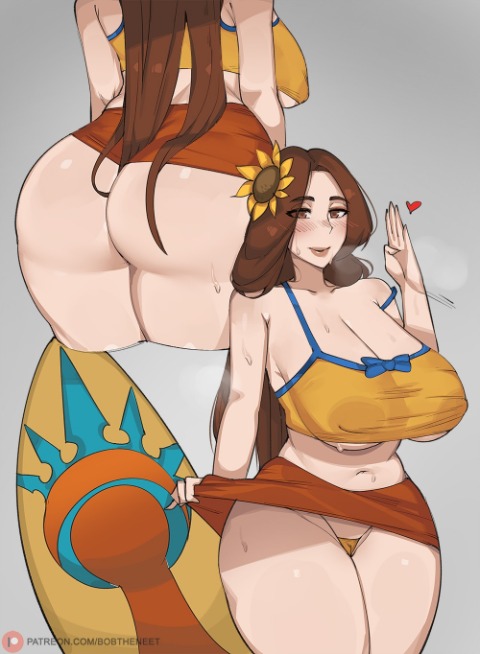 Rule 34 XYZ League Of Legends Pool Party Series Leona League Of