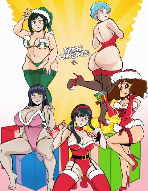 Rule 34 XYZ Christmas Dragon Ball Dragon Ball Z My Hero Academia