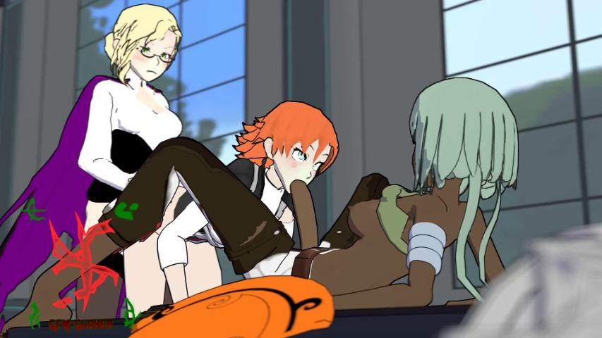 Rule 34 XYZ Rooster Teeth Rwby Emerald Sustrai Glynda Goodwitch