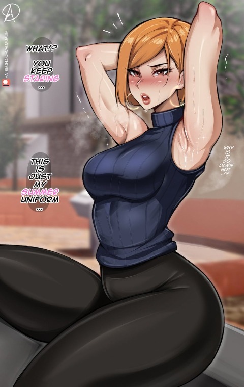 Rule 34 XYZ Jujutsu Kaisen Kugisaki Nobara Almualim 1girls Armpit