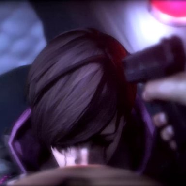 1boy, 1girl, 3d, animated, fellatio, female, gun, male, moira burton, no sound, oral, pov, rape, resident evil, saucyfm