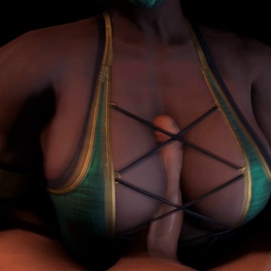 animated, breasts, jade (mortal kombat), jiggle, mortal kombat, redmoa, source filmmaker, tease, webm