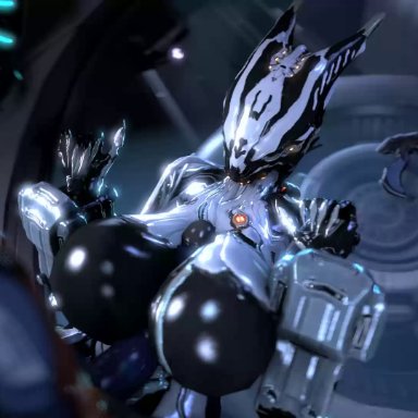 alien, animated, boobs, claws, female, male, paizuri, penis, straight, tagme, valkyr (warframe), warframe, webm, white-crow