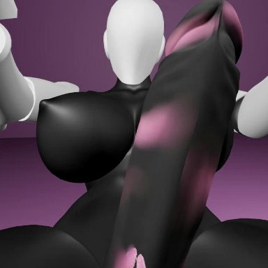 3d, animated, ball sucking, balls, busty, dickgirl, futa, futanari, haydee, haydee (game), robot, sound, squalos, taker pov, webm