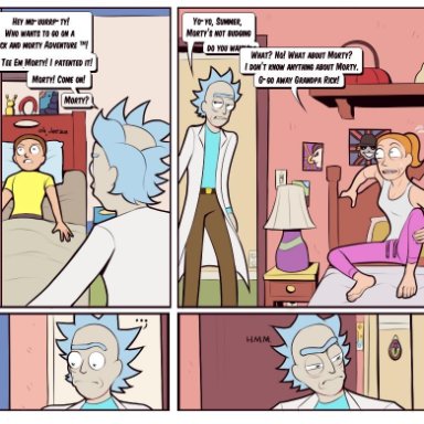 incest, james-ab, morty smith, rick and morty, rick sanchez, summer smith