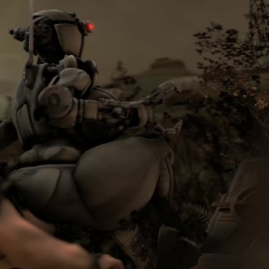 animated, ass, assaultron, fallout, robot, sex, straight, tagme, webm, white-crow