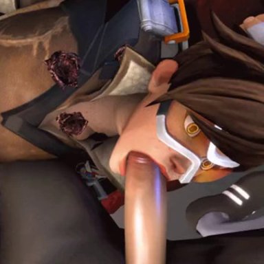 animated, blowjob, bullethole, dead, deepthroat, forced, gurochanop, necrophilia, no sound, overwatch, rape, tagme, team fortress 2, tracer, webm
