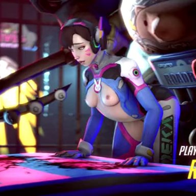 animated, blood, cum, cum inside, d.va, dead, forced, mercy, monster, necrophilia, no sound, overwatch, rape, roadhog, sex