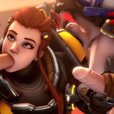 animated, blowjob, brigitte, fellatio, greatm8, handjob, overwatch, sound, source filmmaker, webm