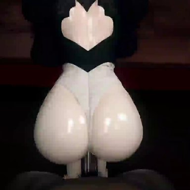 3d, animated, bouncing ass, cum, cum in pussy, cum inside, dark-skinned male, from behind, generalbutch, interracial, nier: automata, no sound, penetration, sex, straight