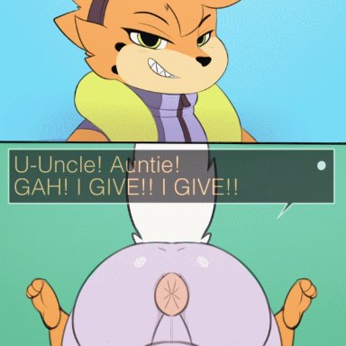 1boy, 1girl, anal, anal sex, animated, anus, aunt, dialogue, floatzel, furry, futa on male, futanari, huge penis, hyper, hyper penis