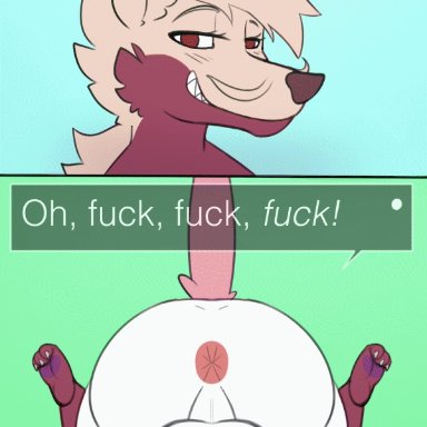 2018, 2boys, anal, animated, anthro, anthrofied, anus, ass, big ass, big testicles, domination, eeveelution, feral, fur, furry