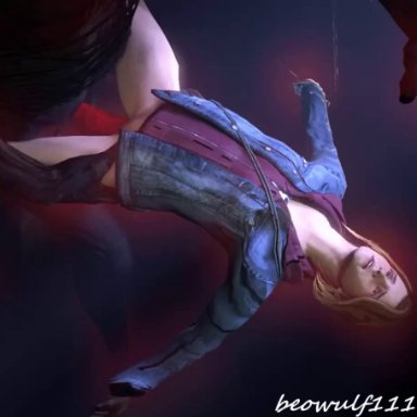 3d, animated, beowulf1117, big penis, clothed, clothing, dementor, emma watson, feeding, female, harry potter, hermione granger, insertion, lerico213, male