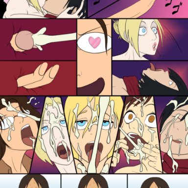 anal fingering, annie leonhardt, christa renz, comic, cum, cum inside, dickgirl, erection, facial, female, futa on female, futa on futa, futanari, hanji zoe, intersex