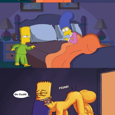 1boy, age difference, ass, bart simpson, big ass, big butt, breasts, cuckold, edit, edited, el bueno de artie, female, homer simpson, huge ass, incest