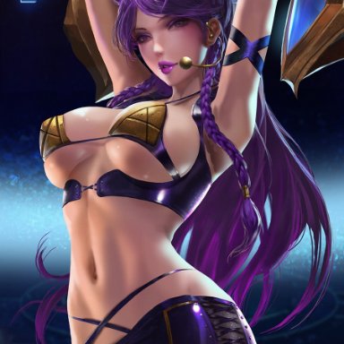 highres, idol, k/da kai'sa, k/da series, kai'sa, league of legends, liebeloss .lex, revealing clothes, tagme