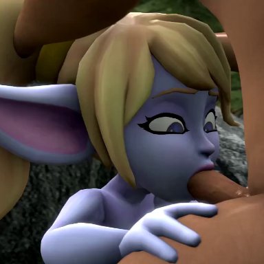 3d, animated, deepthroat, fellatio, female, irrumatio, juicytomaco, league of legends, male, oral, penis, poppy, sound, source filmmaker, webm