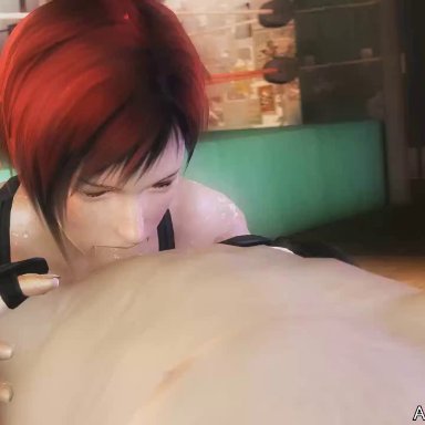 1boy, 1girls, 2016, 3d, absurdres, animated, bare shoulders, closed eyes, clothed female nude male, clothed sex, clothing, dead or alive, dead or alive 5, erection, evilaudio