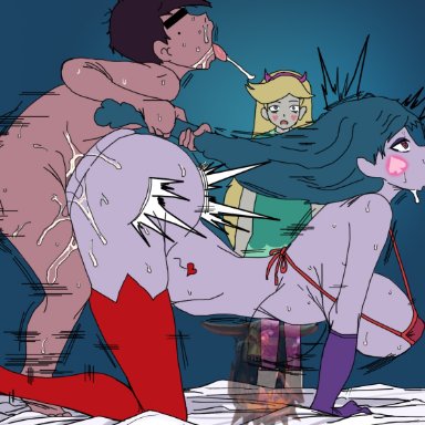 ahe gao, big ass, cuckquean, eclipsa butterfly, huge breasts, marco diaz, star butterfly, star vs the forces of evil