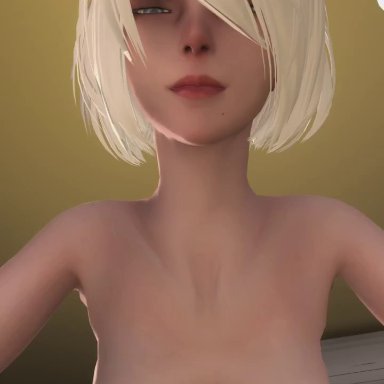 1boy, 1futa, 3d, anal, anal penetration, animated, areolae, ass, balls, bouncing breasts, breasts, dickgirl, erection, futa is bigger, futa on male