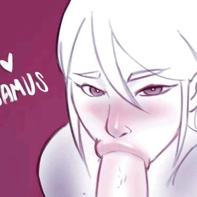 animated, big lips, blowjob, lips, metroid, nintendo, plump lips, raunchyninja, samus aran