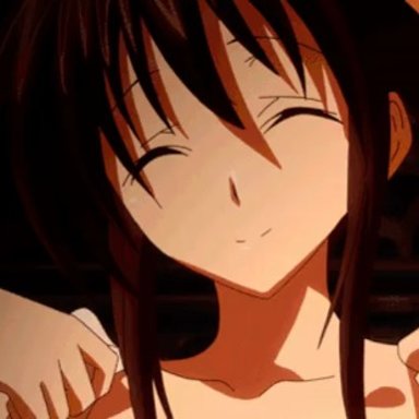 1girl, 2d, akeno himejima, amazing breasts, animated, animated gif, areolae, big boobs, big tits, boobs, boobs drop, bouncing breasts, breasts, clevage, closed eyes