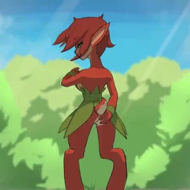 animated, balls, breasts, claws, cowgirl position, creampie, cum, cum in pussy, cum inside, dragon, elora, elora the faun, furry, hand on ass, hand on butt