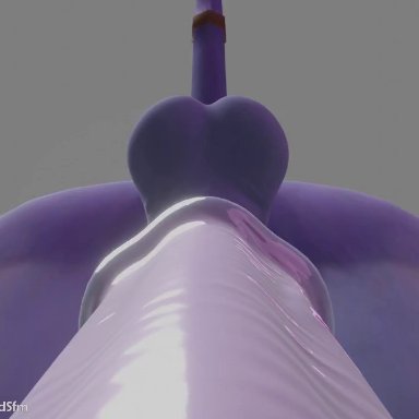 2019, 3d, animal genitalia, animated, blender, breasts, butt, deepthroat, dickgirl, draenei, equine penis, erection, fellatio, forced, futa only