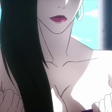 1girls, animated, barefoot, bathroom, big ass, big breasts, female, jojo no kimyou na bouken, jojo's bizarre adventure, lisa lisa, long hair, milf, naked, solo, tagme