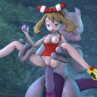 1boy, 1girls, 3 fingers, 3d, animal genitalia, animated, anthro, bestiality, bouncing breasts, breasts, cave, closed eyes, clothed, clothed female nude male, devilscry