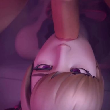 1futa, 1girls, 3d, alternate costume, animated, ass, balls, black cat d.va, blender, blowjob, d.va, deepthroat, dickgirl, Dreamrider, edit