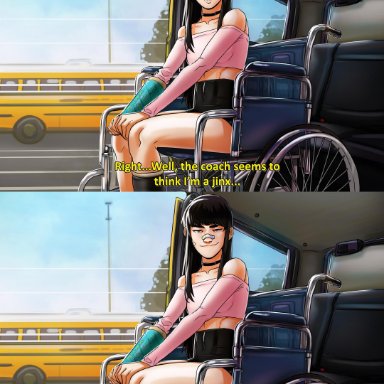 1boy, 1girls, absurdres, andava, andavaverse, areolae, big penis, breasts, comic, erection, fake taxi, female, highres, male, na-na kim