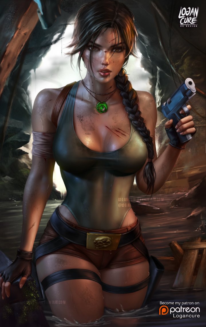 Rule 34 XYZ / tomb raider, tomb raider reboot, lara croft, logan cure,  1girls