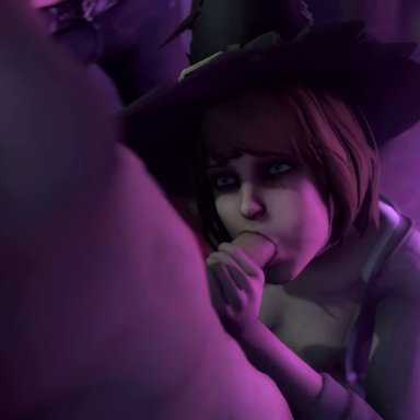 1boy, 1girls, 3d, animated, erection, fellatio, female, greatm8, halloween, halloween costume, life is strange, male, max caulfield, oral, penis