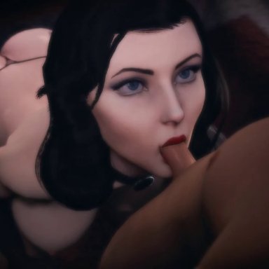 3d, animated, bioshock, bioshock infinite, blowjob, elizabeth, male, penis, pockyinsfm, sound, webm