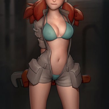 engineer, female, jeff macanoli, red hair, spunky, tagme