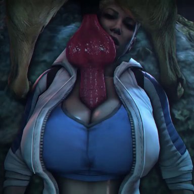 1animal, 1girls, 3d, animated, canine penis, cassie cage, cleavage, dog, female on feral, huge breasts, johndoe1970, mortal kombat, paizuri, sound, tagme