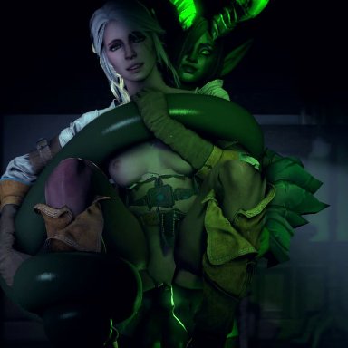 3d, animated, ciri, creampie, cum, cum in pussy, cum inside, demon, dreadlord jaina, futadom, futanari, holding, horsecock, jaina proudmoore, scrappy-coco