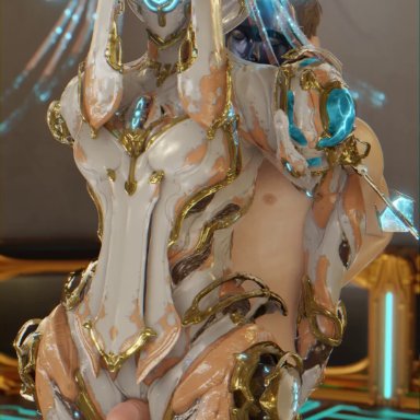 1boy, 1girls, 3d, animated, blender, female, fiishdude, human, human on humanoid, humanoid, ivara (warframe), male, male/female, no sound, penis