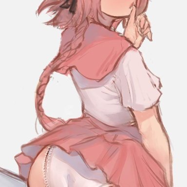 astolfo (fate), fate, natthelich, pink hair, school uniform, solo male, tagme