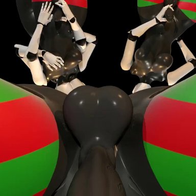 3d, animated, balls, bouncing balls, deepthroat, dickgirl, dickgirl/female, face fucking, fellatio, futa, futa on female, futadom, futanari, haydee, haydee (game)