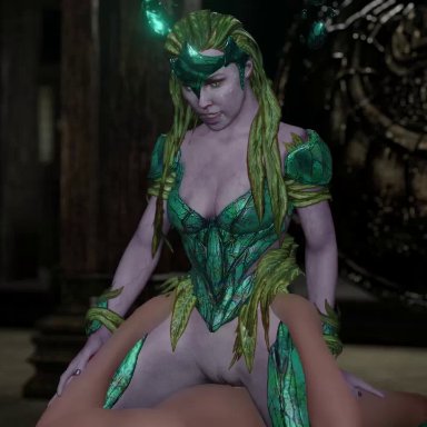 3d, alicecry, animated, bwc, cetrion, cowgirl position, cum dripping, cum in pussy, cum inside, female on top, hetero, mortal kombat, mortal kombat 11, pale skin, pale-skinned female