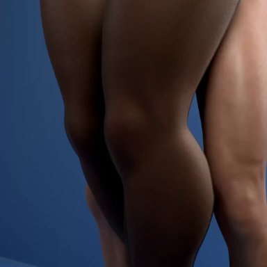 1boy, 1girls, 3d, animated, blender, chun-li, dpmaker, erection, female, from behind, male, no sound, penis, street fighter, thick thighs