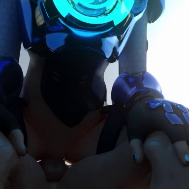 1boy, 1girls, 3d, alternate costume, animated, blender, cadet oxton, edit, erection, female, male, overwatch, penetration, penis, pixiewillow