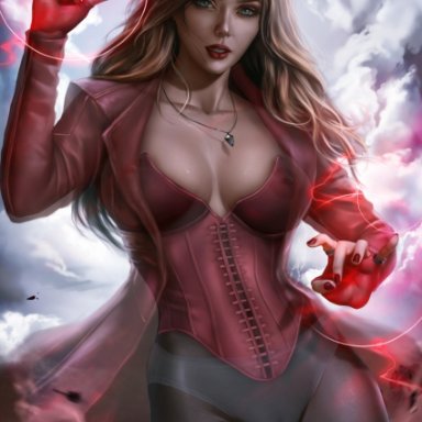 1girl, 1girls, 3rd party edit, action pose, areola, areolae, avengers, avengers: endgame, blonde hair, blue eyes, breasts, cameltoe, cleavage, colored nails, corset