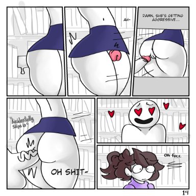 accidental penetration, anal, anal sex, anor3xia, big ass, big penis, jaiden, jaiden animations, jaidenanimations, thick thighs, thigh sex