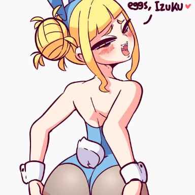 1girls, alternate outfit, animated, ass, ass shake, big ass, big eyes, blush, bunny ears, bunny girl, bunnysuit, diives, eye contact, female, female only