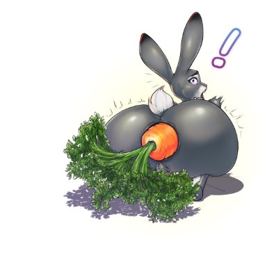 anal, anthro, ass, big ass, bunnygirl, carrot, dalwart, furry, judy hopps, rabbit, zootopia