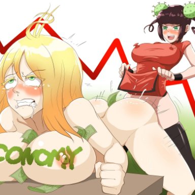 corona, corona chan, deleteme, economy chan, futa on female, futanari